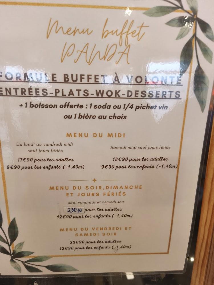 Panda wok - Menu Image 2